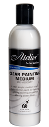 Atelier Clear Painting Medium (Mid-Viscosity) 250ml