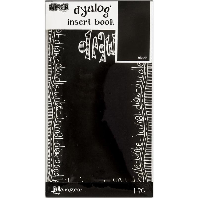 Dyan Reaveley&#39;s Dylusions Dyalog Insert Books - Black