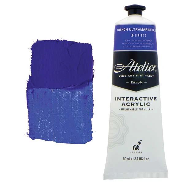 Atelier Interactive Artists Acrylic - French Ultramarine Blue - 80ml Tube