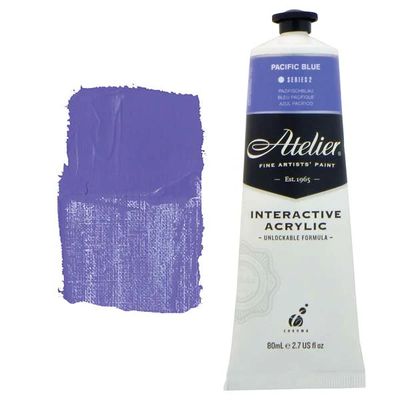 Atelier Interactive Artists Acrylic - Pacific Blue - 80ml Tube