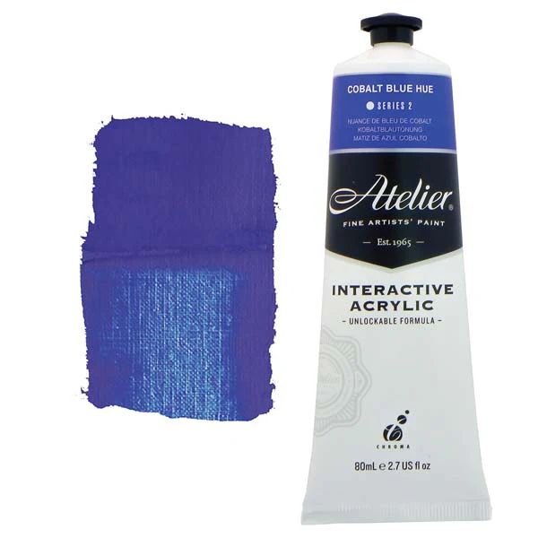 Atelier Interactive Artists Acrylic - Cerulean Blue Hue - 80ml Tube