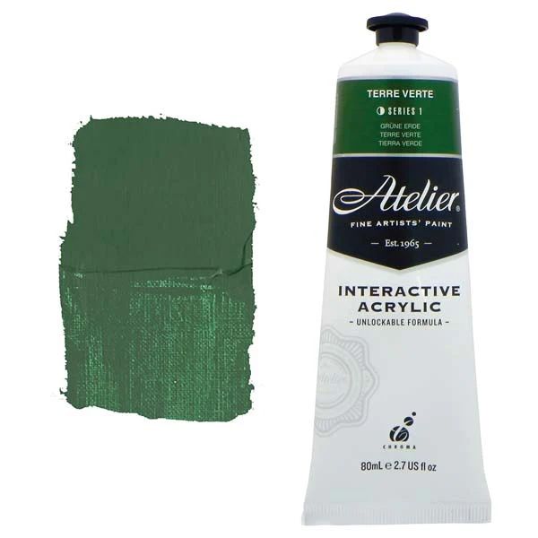 Atelier Interactive Artists Acrylic - Terre Verte - 80ml Tube