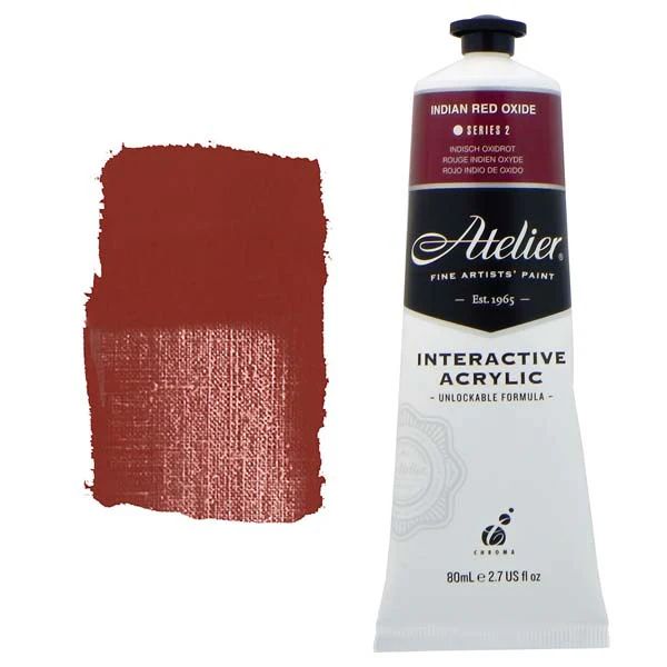 Atelier Interactive Artists Acrylic - Indian Red Oxide - 80ml Tube