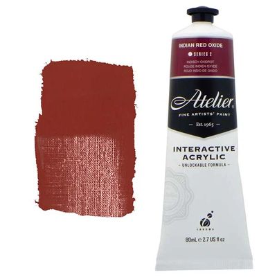 Atelier Interactive Artists Acrylic - Indian Red Oxide - 80ml Tube