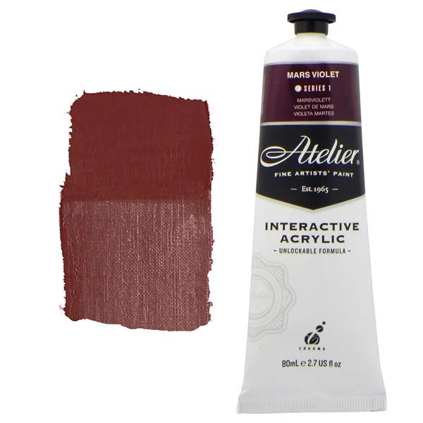 Atelier Interactive Artists Acrylic - Mars Violet - 80ml Tube