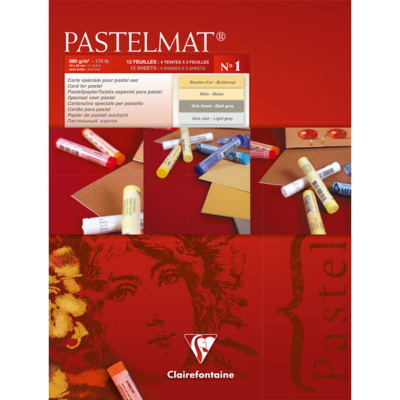 Clairefontaine - PASTELMAT Paper Pad - 360gsm - No.1 - 18x24cm