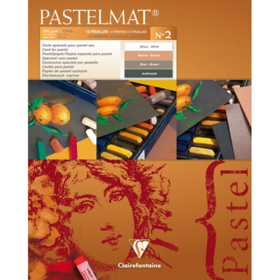 Clairefontaine - PASTELMAT Paper Pad - 360gsm - No.2 - 24x30cm