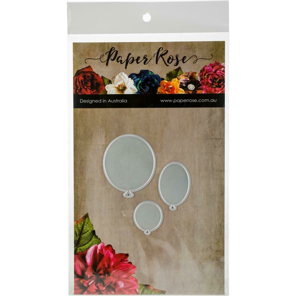 Paper Rose Die - Balloons Trio