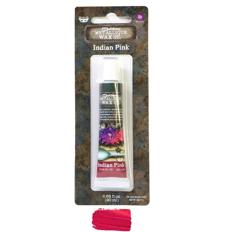 Prima Marketing - Art Alchemy - Indian Pink - Metallique Wax by Finnabair 