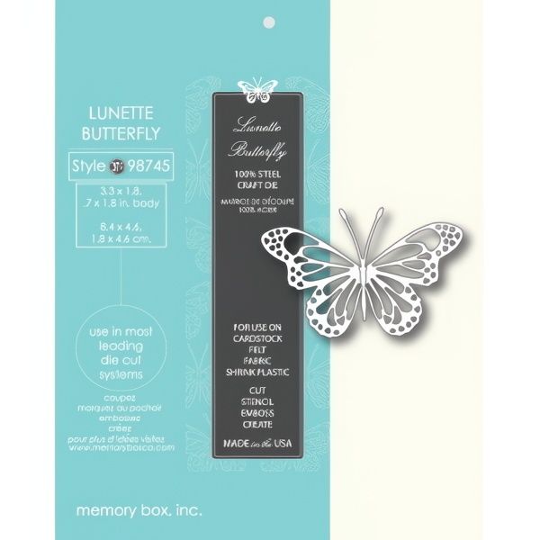Memory Box Die  - Lunette Butterfly
