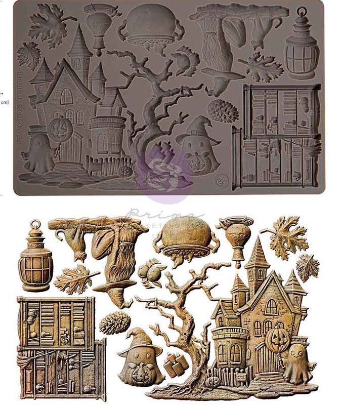 Prima Marketing - Finnabair - 5"x8" Silicone Moulds  - Bewitched