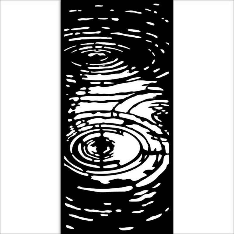 Stamperia - Herbarium Silvae - Thick Stencil - 12x25cm - Water Pattern