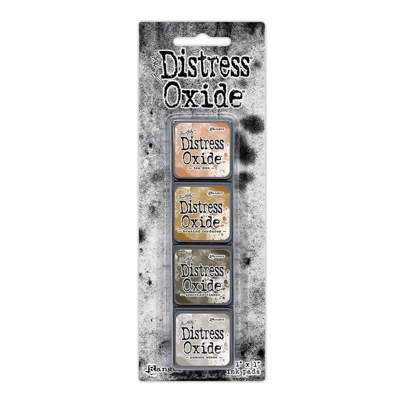 Ranger - Tim Holtz - Oxide - Mini ink Pads - Kit #18 - Browns