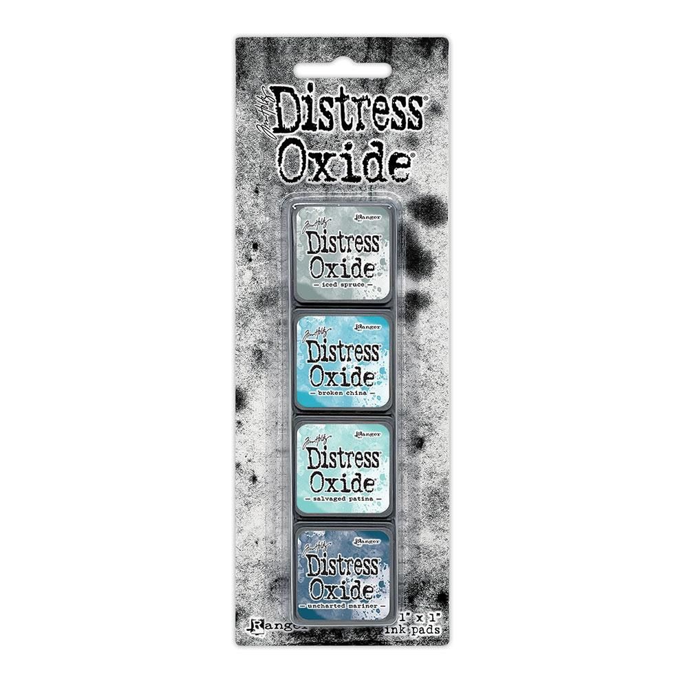 Ranger - Tim Holtz - Oxide - Mini ink Pads - Kit #16 - Blues