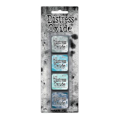 Ranger - Tim Holtz - Oxide - Mini ink Pads - Kit #16 - Blues