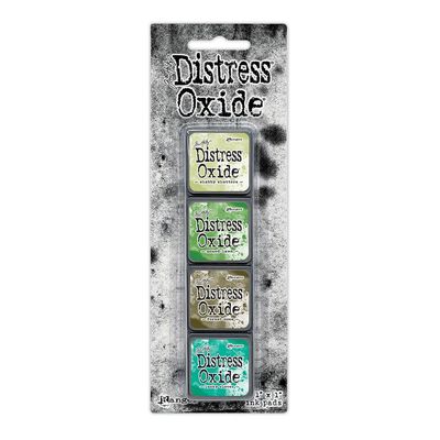 Ranger - Tim Holtz - Oxide - Mini ink Pads - Kit #15 - Greens