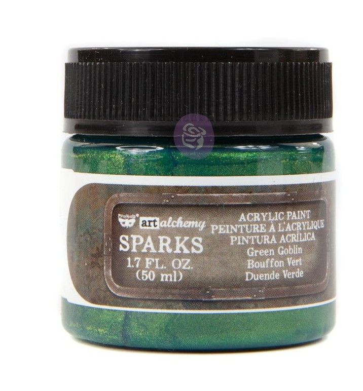 Prima Marketing - Finnabair - Art Alchemy - Sparks - Green Goblin