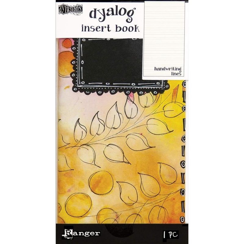 Dyan Reaveley's Dylusions Dyalog - Insert Book - Handwritten Lines #2