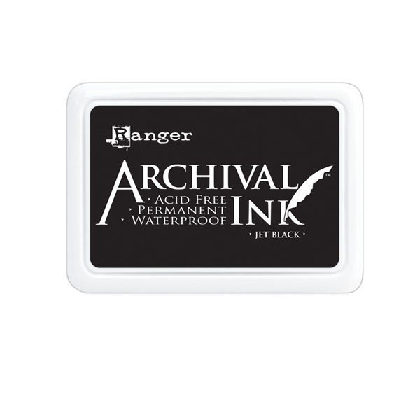 Ranger - Archival Ink - Inkpad - Jet Black