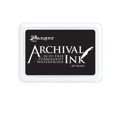 Ranger - Archival Ink - Inkpad - Jet Black