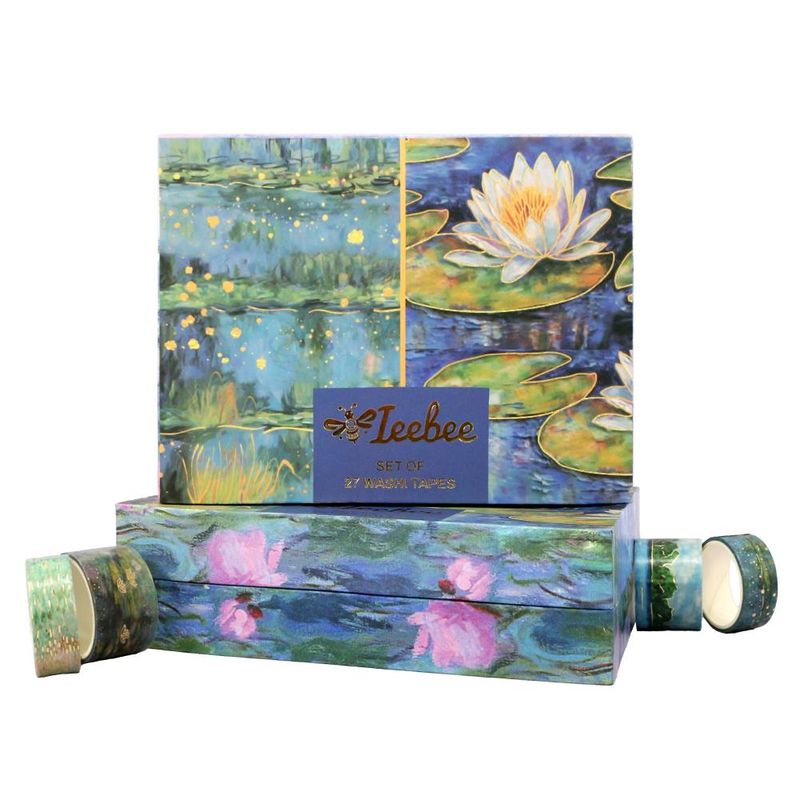 Ieebee Tapes - Washi tape Packs - Monet's Garden - 27 Rolls