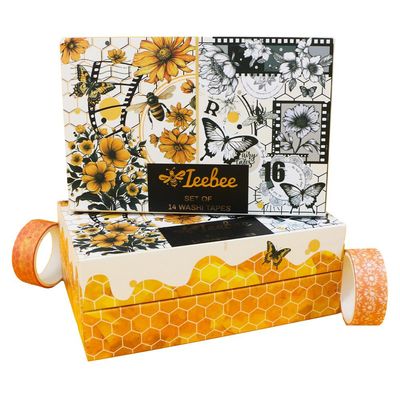 Ieebee Tapes - Washi tape Packs - Bee Garden 14 Rolls