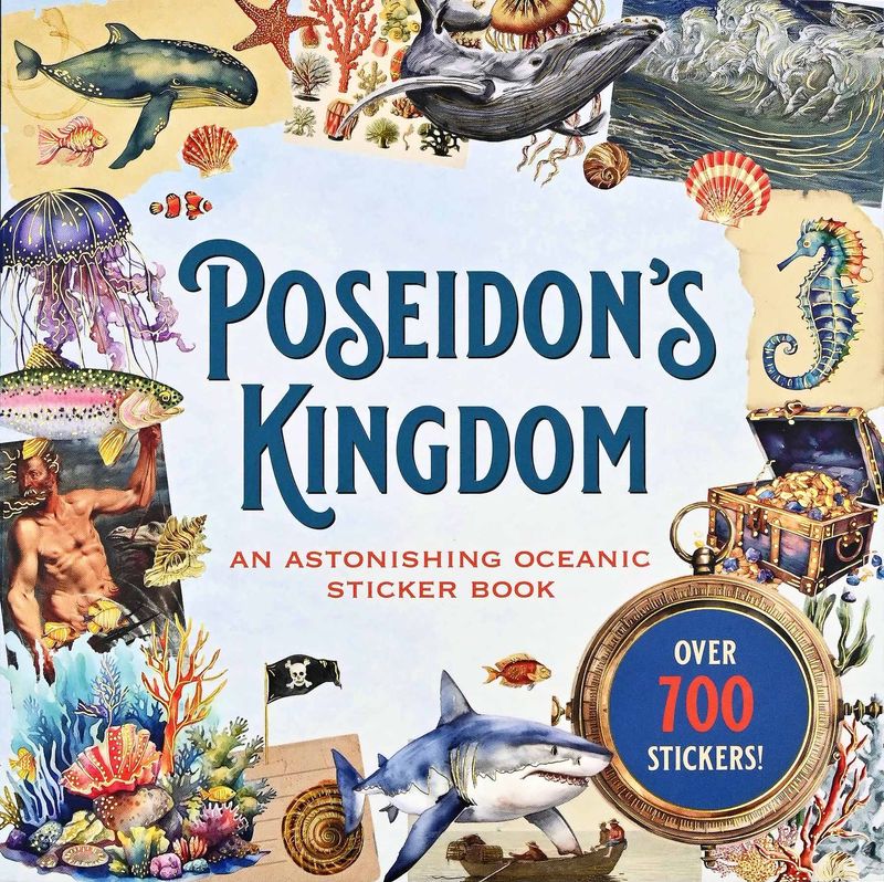 Peter Pauper Press - Sticker Book - Poseidon's Kingdom