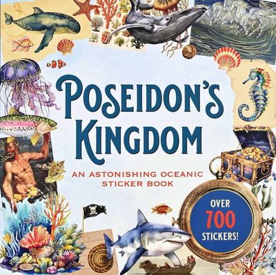 Peter Pauper Press - Sticker Book - Poseidon's Kingdom