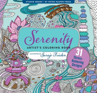 Peter Pauper Press - Colouring Books - Studio Series - Serenity