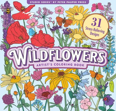 Peter Pauper Press - Colouring Books - Studio Series - Wildflowers