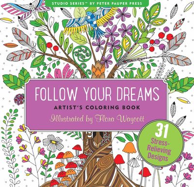 Peter Pauper Press - Colouring Books - Studio Series - Follow your Dreams