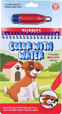 Peter Pauper Press - Colour With Water - Puppies