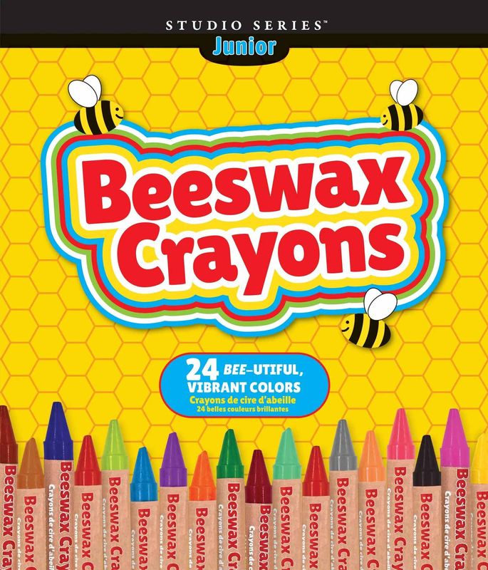 Peter Pauper Press - Studio Series - Beeswax Crayons - Junior - 24pk