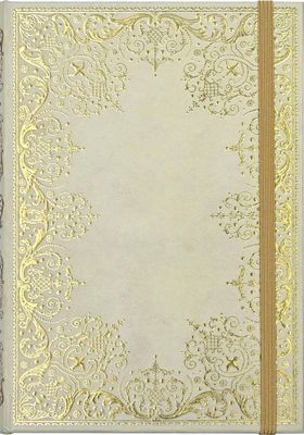 Peter Pauper Press - Lined Journals - 5'' x 7'' - Gilded Ivory