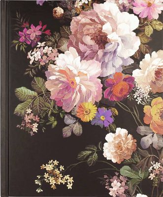 Peter Pauper Press - Lined Journals - 7-1/4'' x 9'' - Midnight Floral