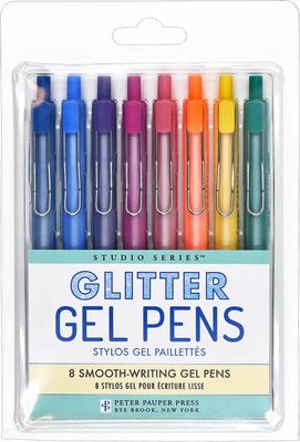 Peter Pauber Press - Glitter Gel Pens - 8pk