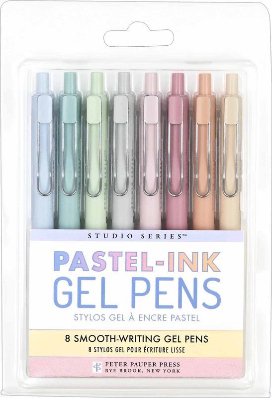 Peter Pauber Press - Pastel Ink Gel Pens - 8pk