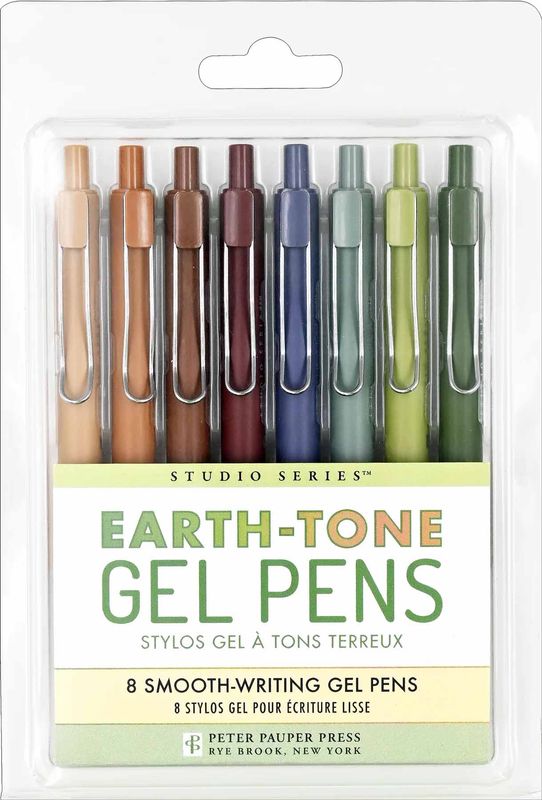 Peter Pauber Press - Earthtone Gel Pens - 8pk