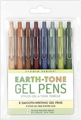 Peter Pauber Press - Earthtone Gel Pens - 8pk