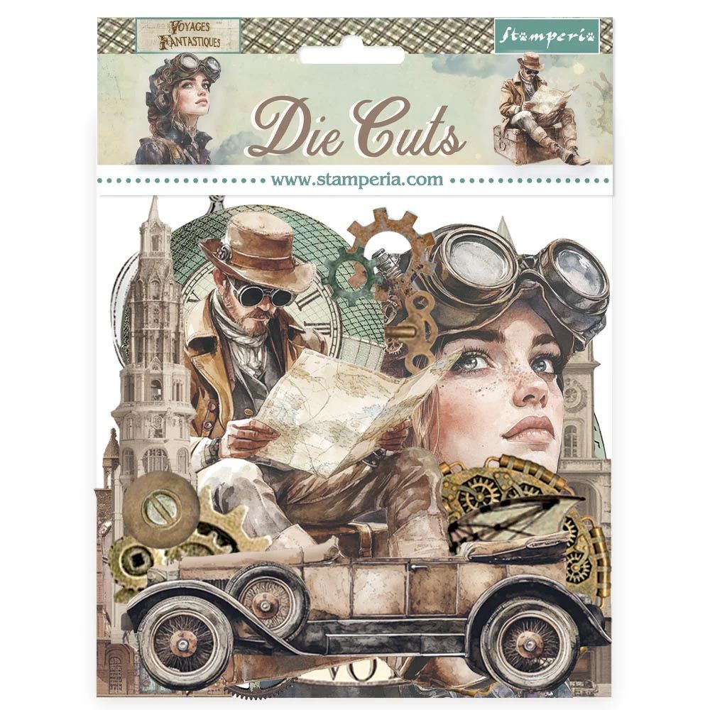 Stamperia - Voyages Fantastique - Die-Cuts