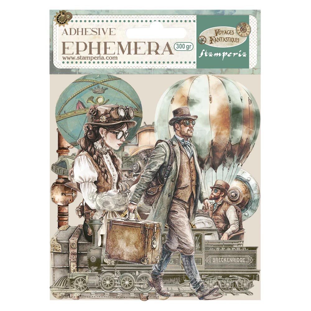 Stamperia - Voyages Fantastique - Ephemera