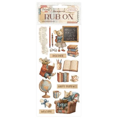 Stamperia - Family - Rub-on - Happy Moments