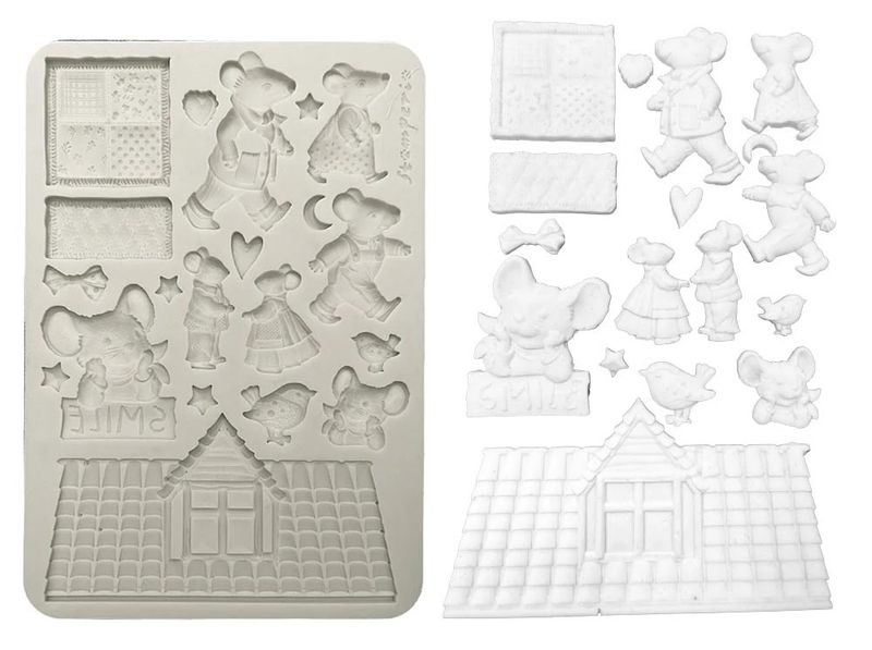 Stamperia - Family - A5 Silicone Mould - Mice