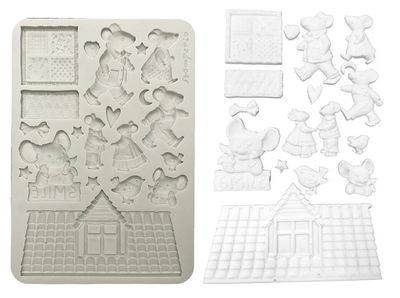 Stamperia - Family - A5 Silicone Mould - Mice