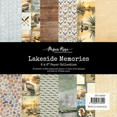 Paper Rose - Lakeside Memories 12"x12" Double-sided Paper Collection