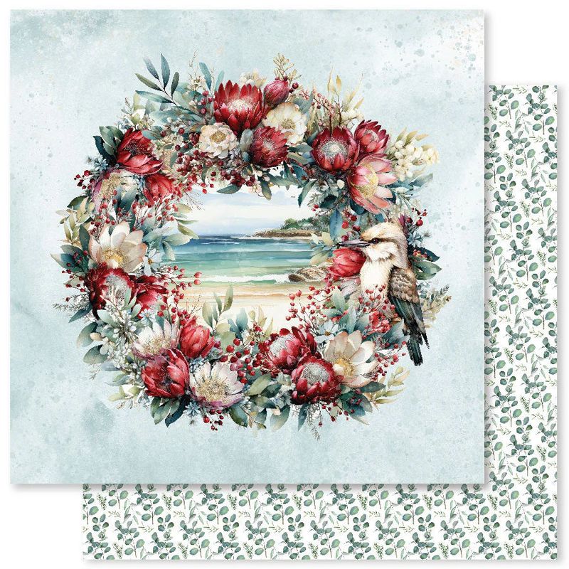Paper Rose - 12"x12" Double-sided Paper - Christmas Holiday - C