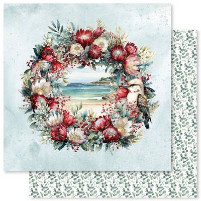 Paper Rose - 12"x12" Double-sided Paper - Christmas Holiday - C