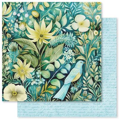 Paper Rose - 12"x12" Double-sided Paper - Botanical Memories - F