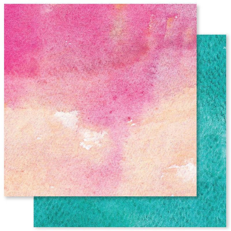 Paper Rose - 12"x12" Double-sided Paper - Watercolours - Sublime - B