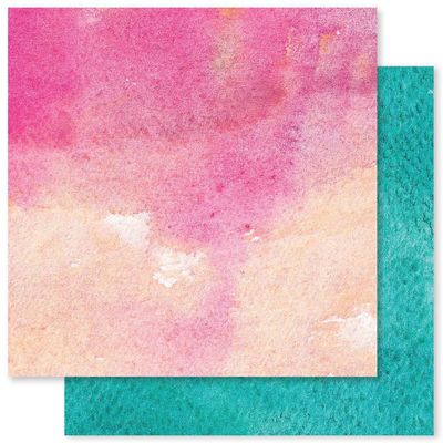 Paper Rose - 12"x12" Double-sided Paper - Watercolours - Sublime - B